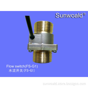 Brass Water Flow Switch 1" Screw FS-G1 Sunwoald